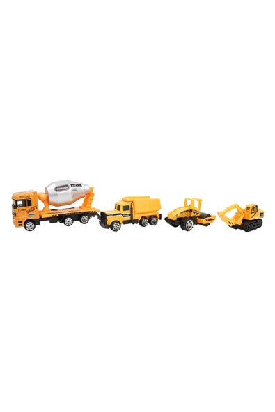 CITYCODE Die-cast 1:43 Iş Makineleri 4'lü Paket - Resim 2