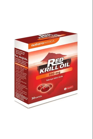 Red Krill Oil 500 Mg 30 Kapsül ürün görseli 1