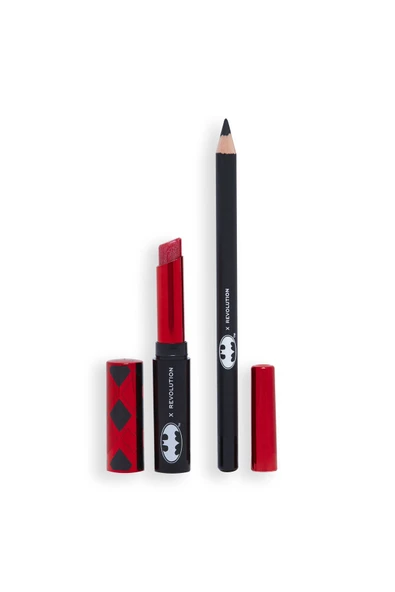 Revolution DC x Dangerous Red Harley Quinn Lip Kit Dudak Kiti ürün görseli 1