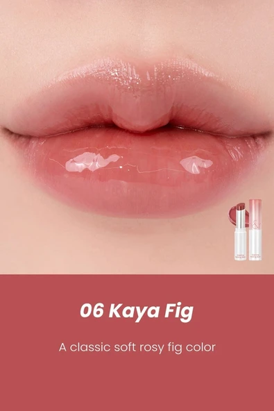 Romand Glasting Melting Balm Parlak Görünümlü Renk Veren Dudak Balmı 06 Kaya Fig ürün görseli 1