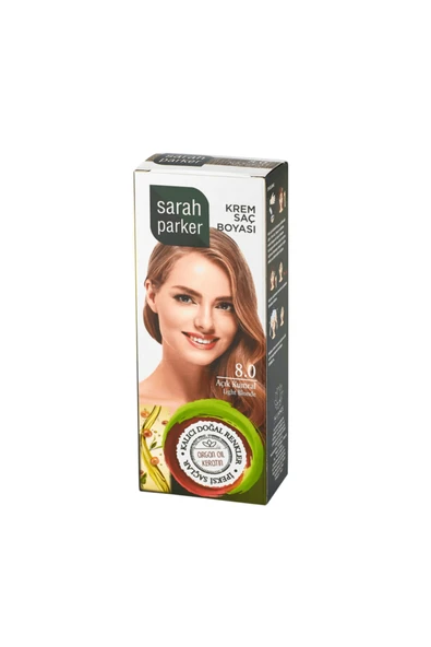 Sarah Parker Açık Kumral Krem Saç Boyası 8.0 ürün görseli 1