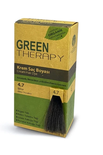 Green Therapy Marka: Krem Saç Boyası 4.7 Bitter Kategori: Saç Boyası ürün görseli 1