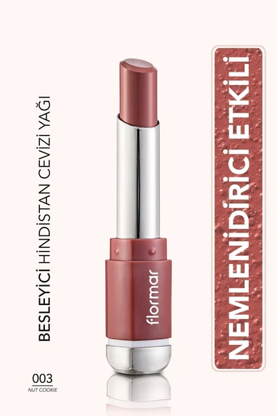 Flormar Ruj - Prime'N Lips Nut Cookie 8690604364343 ürün görseli 1