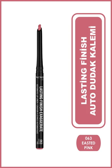RIMMEL LONDON Dudak Kalemi - Lasting Finish Auto Lipliner Easted Pink ürün görseli 1