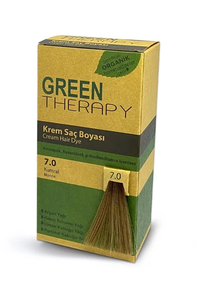 Green Therapy Krem Saç Boyası No:7.0 Kumral ,,natural1141 ürün görseli 1