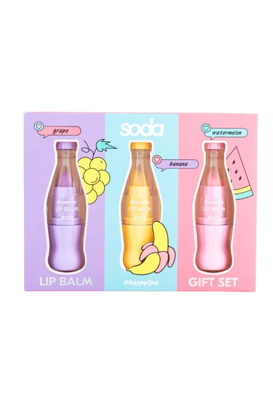 SODA Happy Lips Hediye Seti ürün görseli 1
