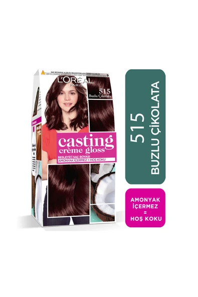L'Oreal Paris Saç Boyası - Casting Creme Gloss 515 Buzlu Çikolata 3600523302918 ürün görseli 1