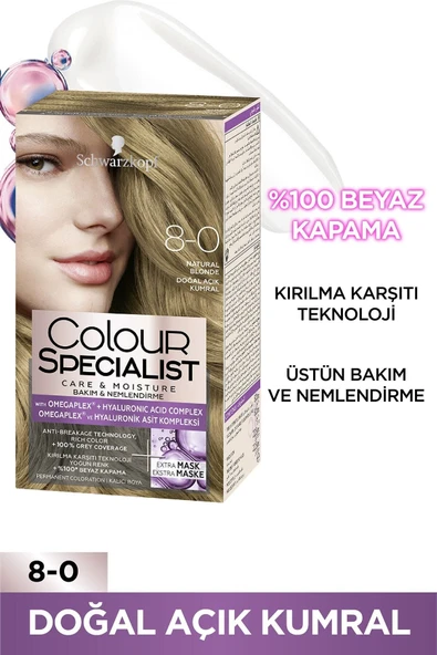 Schwarzkopf Colour Specialist Doğal Açık Kumral 8-0 ürün görseli 1