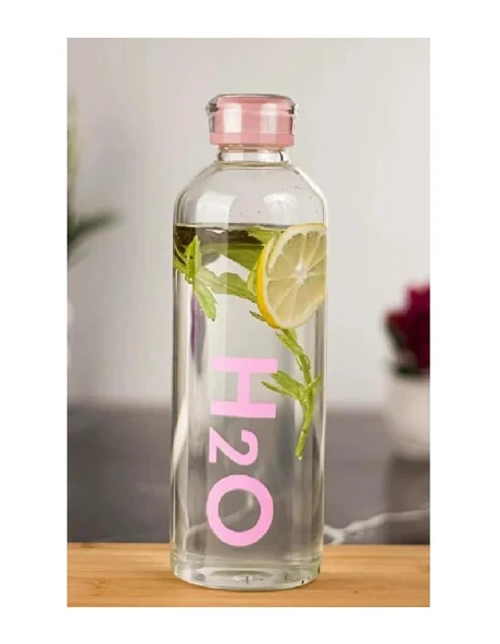 Tohana 75761 H2O Cam Başucu Sürahisi Pembe ürün görseli 1