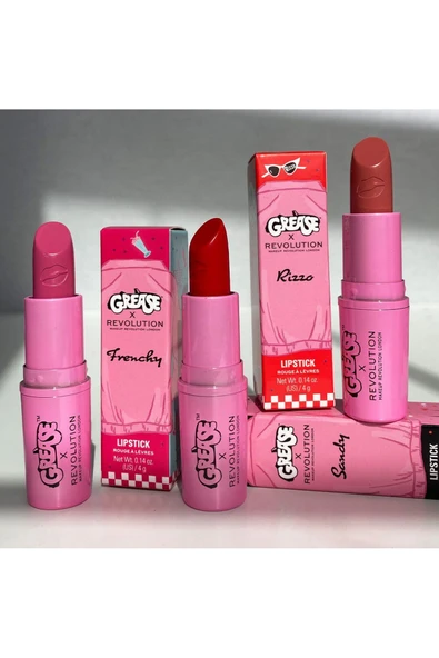 Revolution Grease x Rizza Lipstick Ruj - Resim 6
