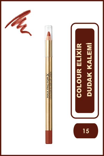 Max Factor Dudak Kalemi - Colour Elixir Lip Liner 15 Soft Spice ürün görseli 1
