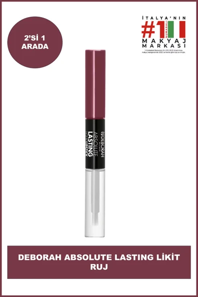 Deborah Absolute Lasting Liquid Ruj 07 ürün görseli 1