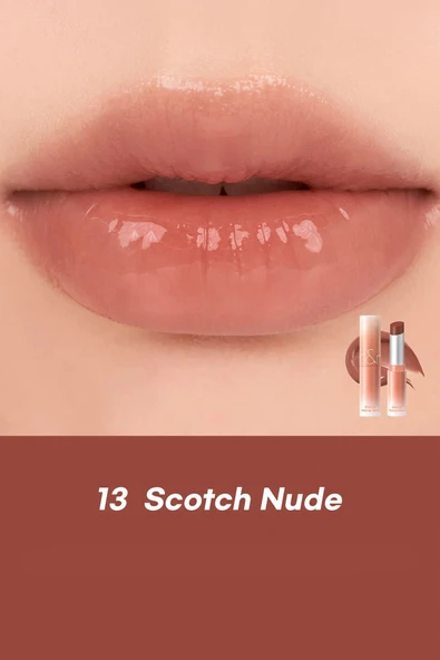 Romand Vegan Glasting Melting Dusty On The Nude Nemlendirici Cam Görünüm Sağlayan Dudak Balmı - Scotch Nude ürün görseli 1