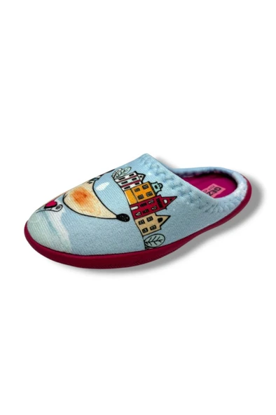 Gezer 14531-26 Happy Winter Termal Kız Çocuk Ev Terlik 30-35 ürün görseli 1