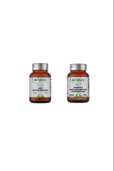 Venatura 5-htp 100 Mg 30 Kapsül + Venatura Vitamin B12 Metilkobalamin ODT 30 Tablet ürün görseli 1