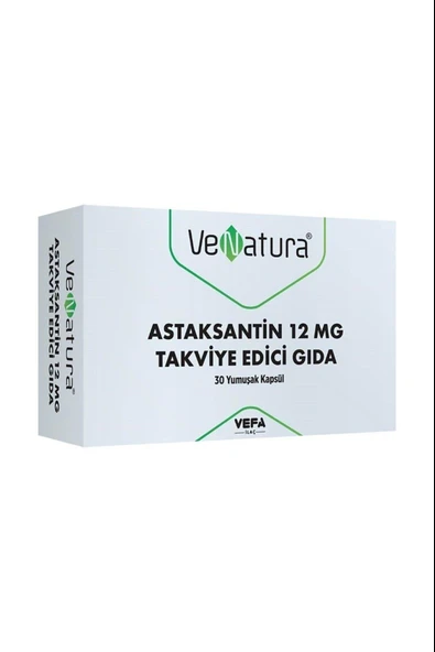 Venatura Astaksantin 12 mg 30 Kapsül ürün görseli 1