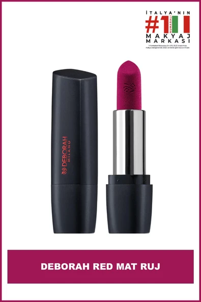 Deborah Milano Red No: 31 Berry Me Mat Ruj ürün görseli 1