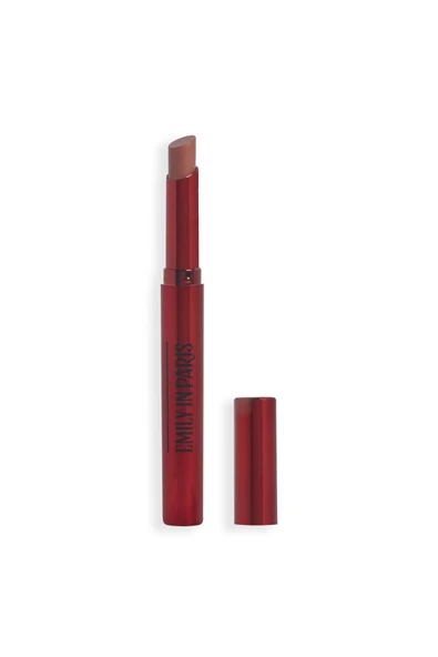 Revolution X Emily In Paris Just A Kiss Cream Lipstick Mindy Taupe Nude - Ruj ürün görseli 1