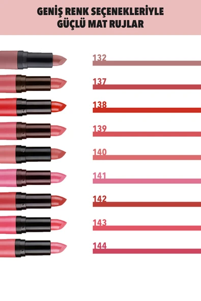 Fırst Time Fırst Tıme Rich Matte Lipstick - 125 - Resim 7
