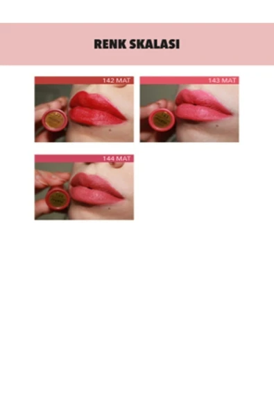 Fırst Time Fırst Tıme Rich Matte Lipstick - 121 - Resim 4