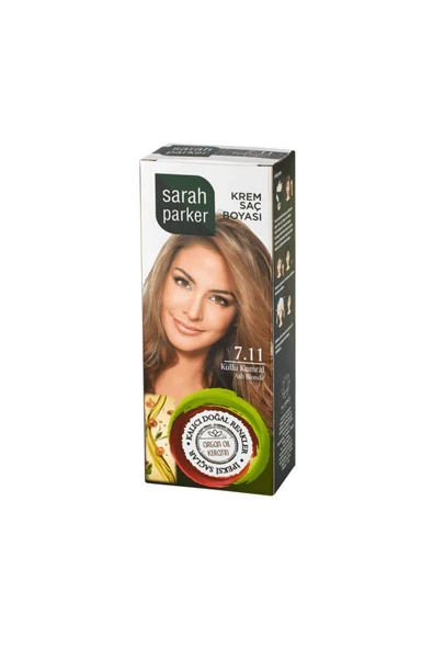 Sarah Parker Küllü Kumral Krem Saç Boyası 7.11 ürün görseli 1