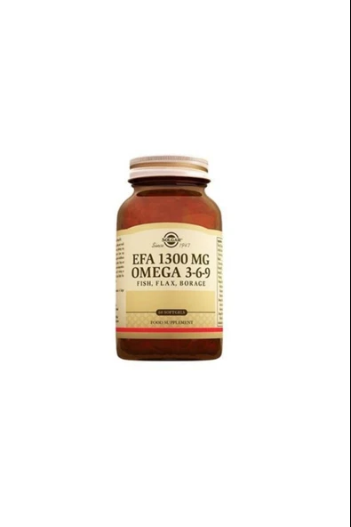 Solgar Omega 3-6-9 Efa 1300mg 60 Softjel - Resim 2