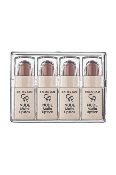 Golden Rose Nude Matte Lipstick Mini Mix - 8691190420253 ürün görseli 1