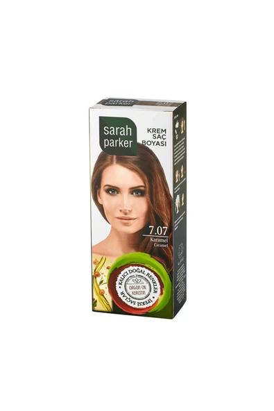 Sarah Parker Karamel Krem Saç Boyası 7.07 ürün görseli 1