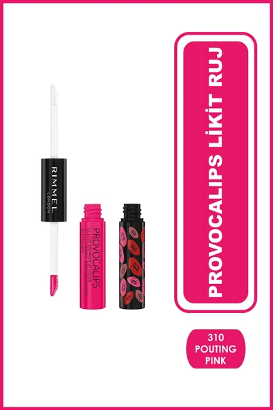 Rimmel PROVOCALIPS LIKIT RUJ POUTING PINK 310 ürün görseli 1