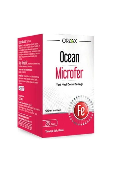 Ocean Microfer 30 Tablet ürün görseli 1
