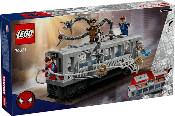 LEGO Super Heroes 76321 Spider-Man vs. Doc Ock Subway Train Scene - Resim 2