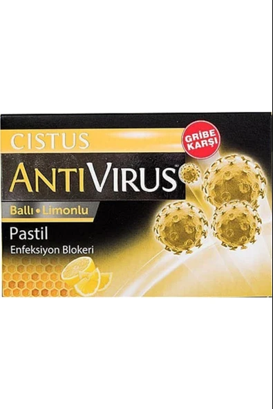 Cistus Antivirüs Ballı Limonlu Pastil 10'lu ürün görseli 1