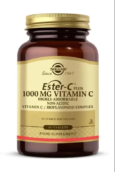 Solgar Ester C Plus 1000 mg 60 Tablet - Resim 2