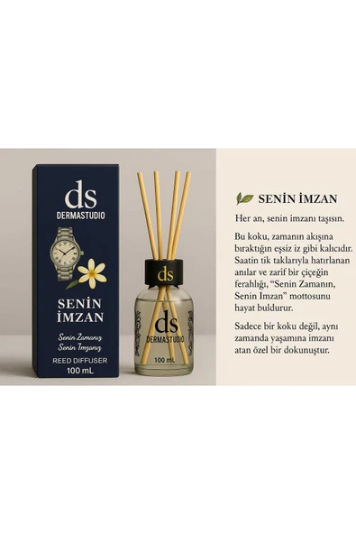 DERMASTUDİO Senin İmzan Bambu Oda Kokusu 100 ml (Özel ve Kalıcı Koku) ürün görseli 1