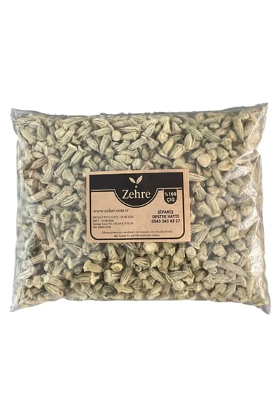 Zehre Doğal Kurutulmuş Bamya - Yeni Mahsul 100 Gr ürün görseli 1