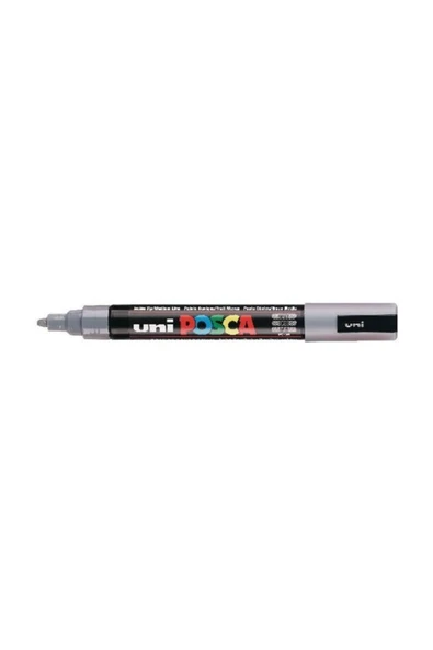 Uni Posca Posca PC-5M Boyama Markörü 1.8-2.5 mm GRİ - Resim 2