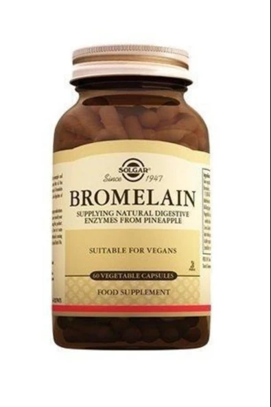 Solgar Bromelain 150 Mg 60 Kapsül ürün görseli 1
