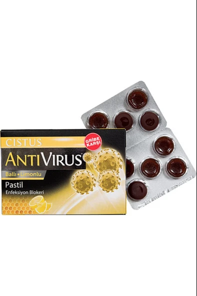 Cistus Antivirüs Ballı Limonlu Pastil 10'lu ürün görseli 1
