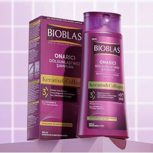 Bioblas Onarıcı Dolgunlaştırıcı Şampuan 360 Ml ürün görseli 1