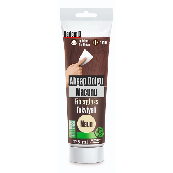 Ahşap Parke Tamir Macunu MAUN Mobilya Masa Dolgu Çatlak Çizik Giderici 125 ML Kullanım Hazır ürün görseli 1