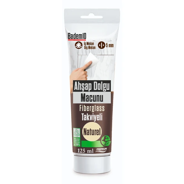 Ahşap Parke Tamir Macunu NATÜREL RENK Mobilya Masa Dolgu Çatlak Çizik Giderici 125 ML Kullanım Hazır ürün görseli 1