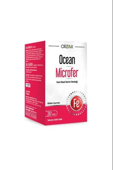 Ocean Microfer 30 Tablet ürün görseli 1