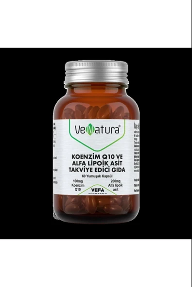 Venatura Koenzim Q10 & Alfa Lipoik Asit 60 Kapsül ürün görseli 1