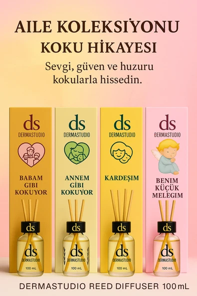 DERMASTUDİO Aile Koleksiyonu Oda Kokusu 100ml (Babam, Annem, Kardeşim, Küçük Meleğim) KIZ ürün görseli 1