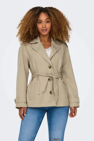 15317205 ONLLINE SHORT TRENCCOAT OTV NOS ürün görseli 1