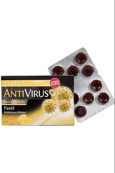 Cistus Antivirüs Ballı Limonlu Pastil 10'lu ürün görseli 1