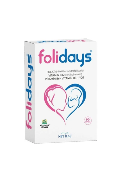Nbt İlaç Folidays 90 Kapsül - Resim 2
