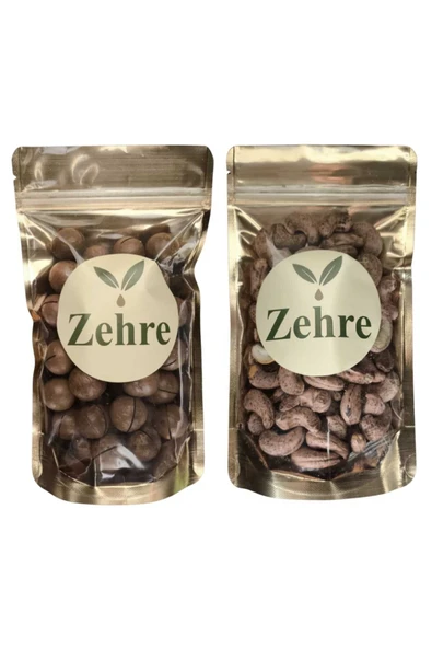 Zehre 250 gr Kabuklu Kavrulmuş Kaju + 250 gr Makademya Fındığı ürün görseli 1