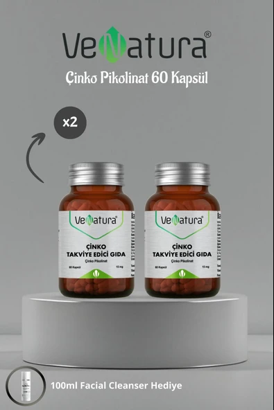 Venatura Çinko 15 mg 60 Kapsül 2 Adet ürün görseli 1
