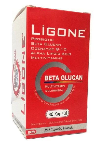 Ligone Beta Glucan Probiotic Multivitamin 30 Kapsül - Resim 2